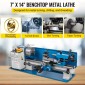 VEVOR Mini Metal Lathe 550W Variable Speed ​​Metal Lathe 50 to 2500Rpm Precision Mini Benchtop Lathe 7x14 Inch for Mini Precision Parts Processing Επεξεργασία δειγμάτων Εργασίες Μοντελοποίησης