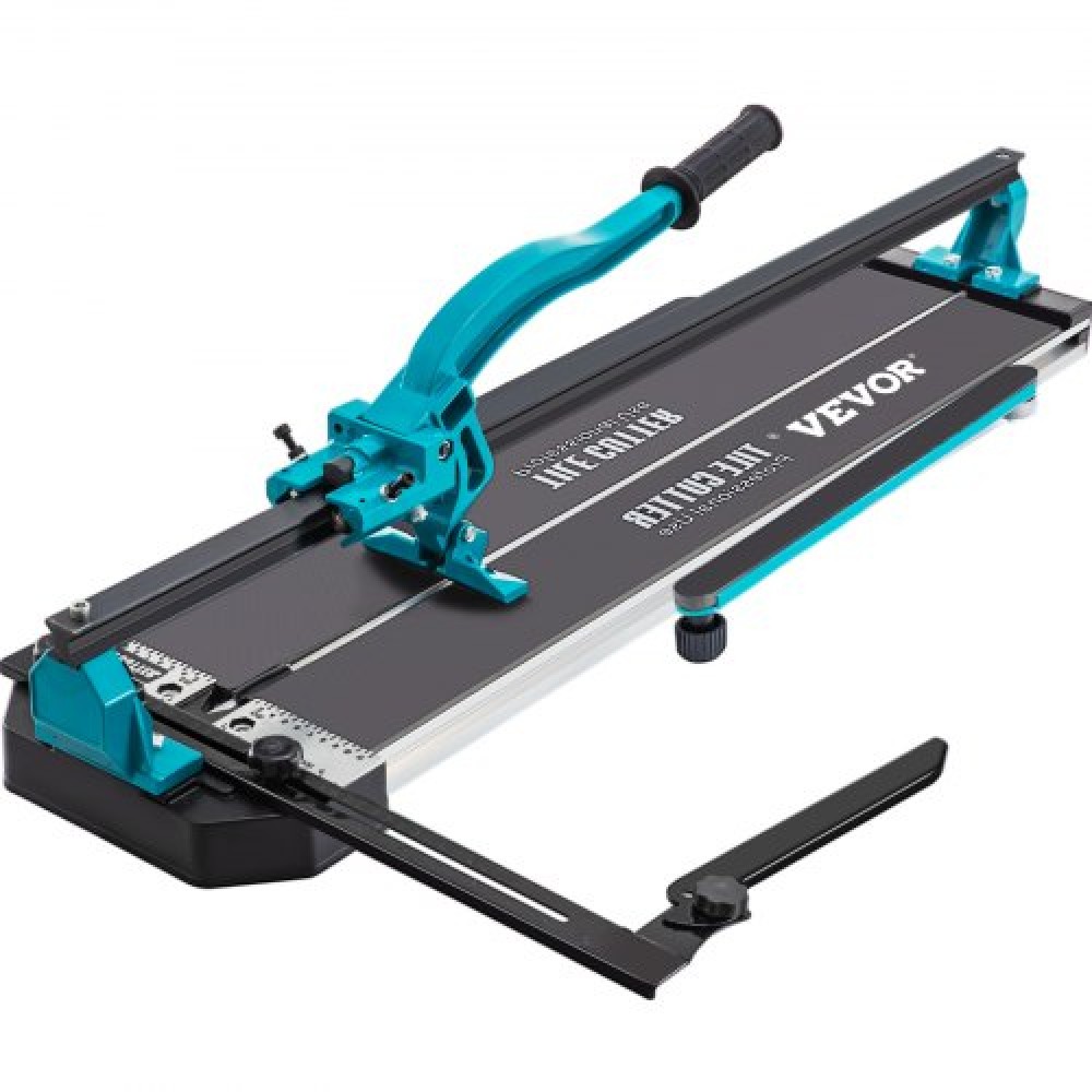 VEVOR 24 Inch Tile Cutter Single Rail Double Brackets Manual Tile Cutter 3/5 in Cap w/Precise Laser Manual Tile Cutter Tools for Precision Cutting