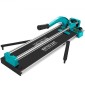 VEVOR 24 Inch/600mm Tile Cutter Double Rails & Brackets Manual Tile Cutter 3/5 in Cap with Precise Laser Manual Tile Cutter Tools for Precision Cutter