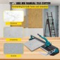 VEVOR 800 mm Tile Cutter Single Rail Manual Tile Cutter 3/5 in Cap w/Precise Laser Positioning Manual Tile Cutter Tools for Precision Cutter