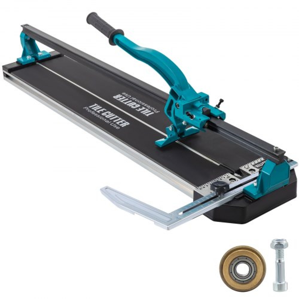 VEVOR 31 Inch Tile Cutter Single Rail Manual Tile Cutter 3/5 in Cap w/Precise Laser Positioning Manual Tile Cutter Tools for Precision Cutting