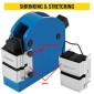 VEVOR Sheet Metal Fabrication Shrinker Stretcher Set Μοτοσικλέτα Hot Rod Chopper, Sheet Metal Shrinker Stretcher 16/18/20 Gauge Fabrication 2-in-1 Mild Steel for Garage/ Body Shop/ Workshop Metal Tool