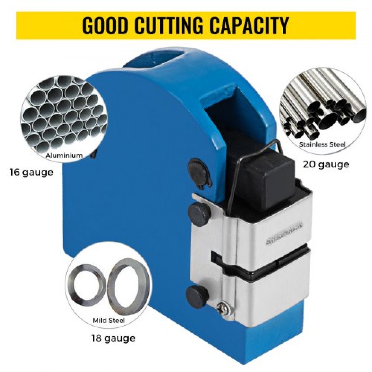 VEVOR Sheet Metal Fabrication Shrinker Stretcher Set Μοτοσικλέτα Hot Rod Chopper, Sheet Metal Shrinker Stretcher 16/18/20 Gauge Fabrication 2-in-1 Mild Steel for Garage/ Body Shop/ Workshop Metal Tool