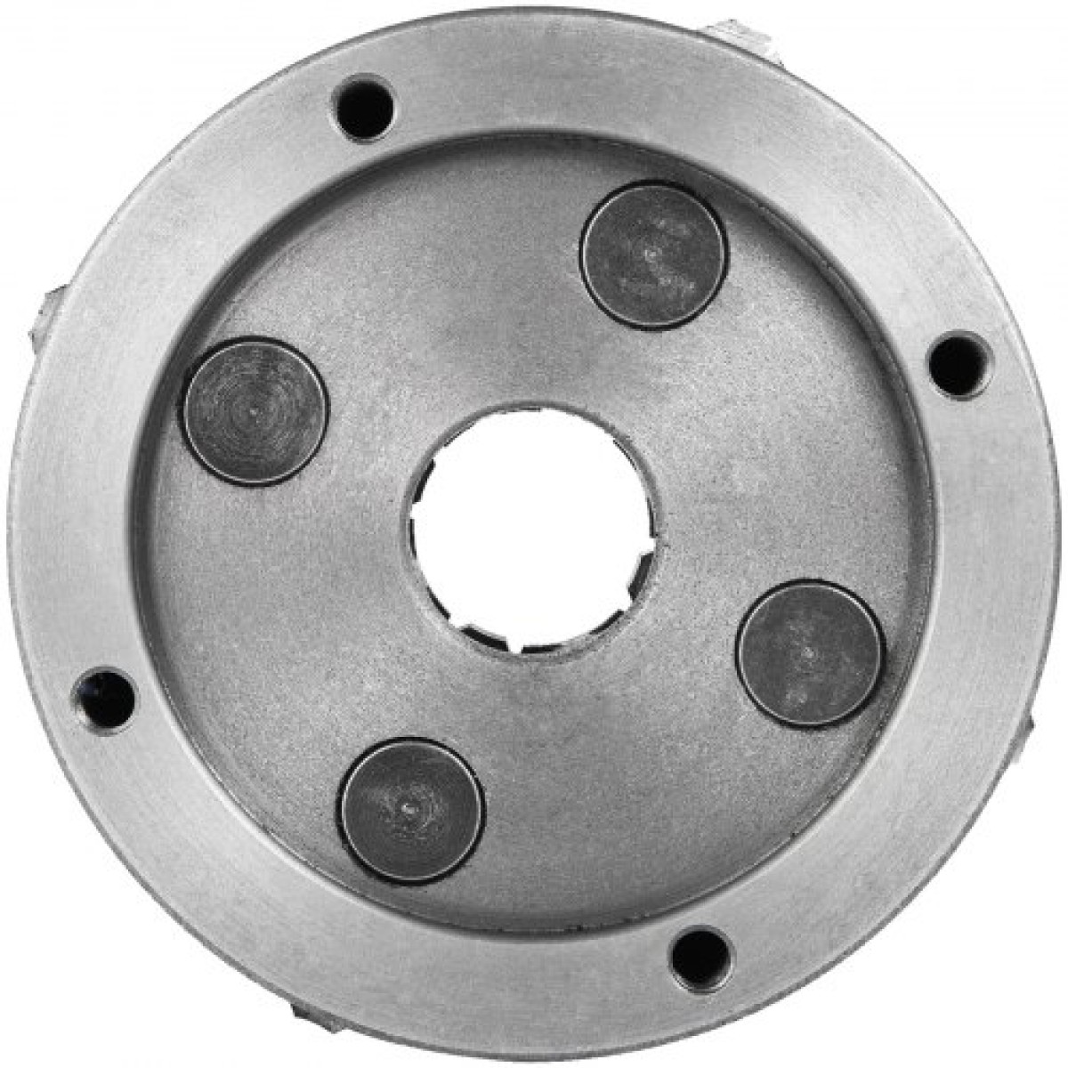 VEVOR K72-125 5 ιντσών τσοκ τόρνου Ανεξάρτητη αναστρέψιμη σιαγόνα 125mm Μεταλλικό τόρνο μηχανήματος Αξεσουάρ για μίνι μεταλλικό μηχάνημα τόρνου Τσοκ τόρνου 4 σιαγόνων