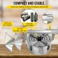 VEVOR K72-125 5 ιντσών τσοκ τόρνου Ανεξάρτητη αναστρέψιμη σιαγόνα 125mm Μεταλλικό τόρνο μηχανήματος Αξεσουάρ για μίνι μεταλλικό μηχάνημα τόρνου Τσοκ τόρνου 4 σιαγόνων
