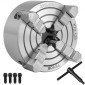 VEVOR K72-125 5 ιντσών τσοκ τόρνου Ανεξάρτητη αναστρέψιμη σιαγόνα 125mm Μεταλλικό τόρνο μηχανήματος Αξεσουάρ για μίνι μεταλλικό μηχάνημα τόρνου Τσοκ τόρνου 4 σιαγόνων