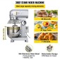 VEVOR Electric Food Mixer 30L Food Stand Mixer 1100W Electric Dough Mixer Maker 220V Adjustable Commercial Mixer Grinder Commercial Stand Mixer για Εμπορική χρήση κουζίνας