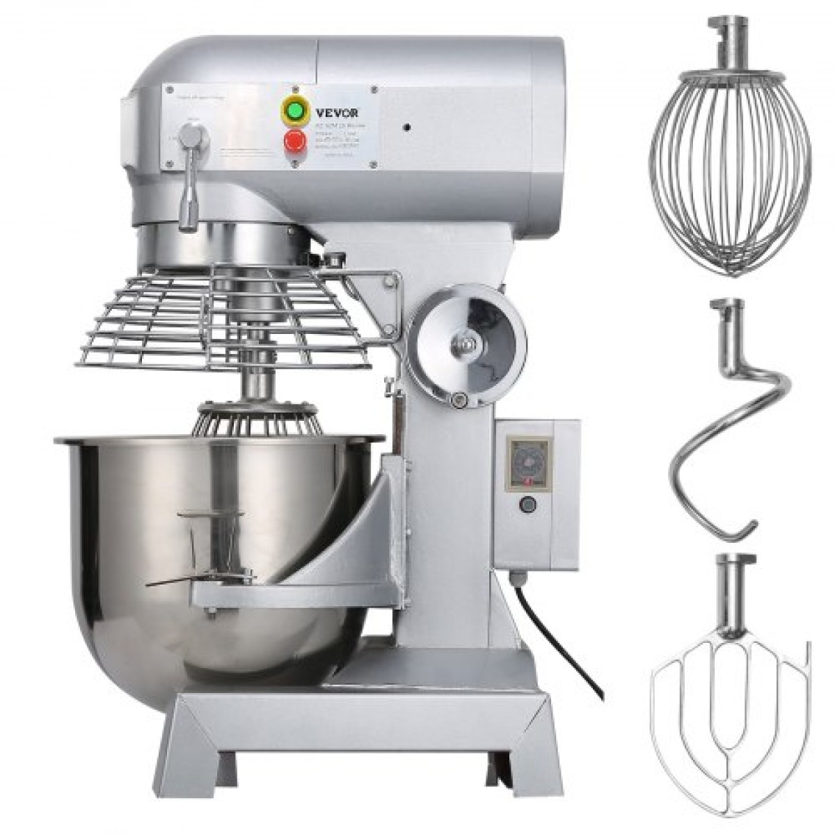 VEVOR Electric Food Mixer 30L Food Stand Mixer 1100W Electric Dough Mixer Maker 220V Adjustable Commercial Mixer Grinder Commercial Stand Mixer για Εμπορική χρήση κουζίνας