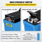 VEVOR Air Hydraulic Pump Μονάδα Power Pack 10.000 PSI 1687,8 cm³ Καπάκι βαρέως τύπου ολικής μεταλλικής κατασκευής Air Hydraulic Foot Pump