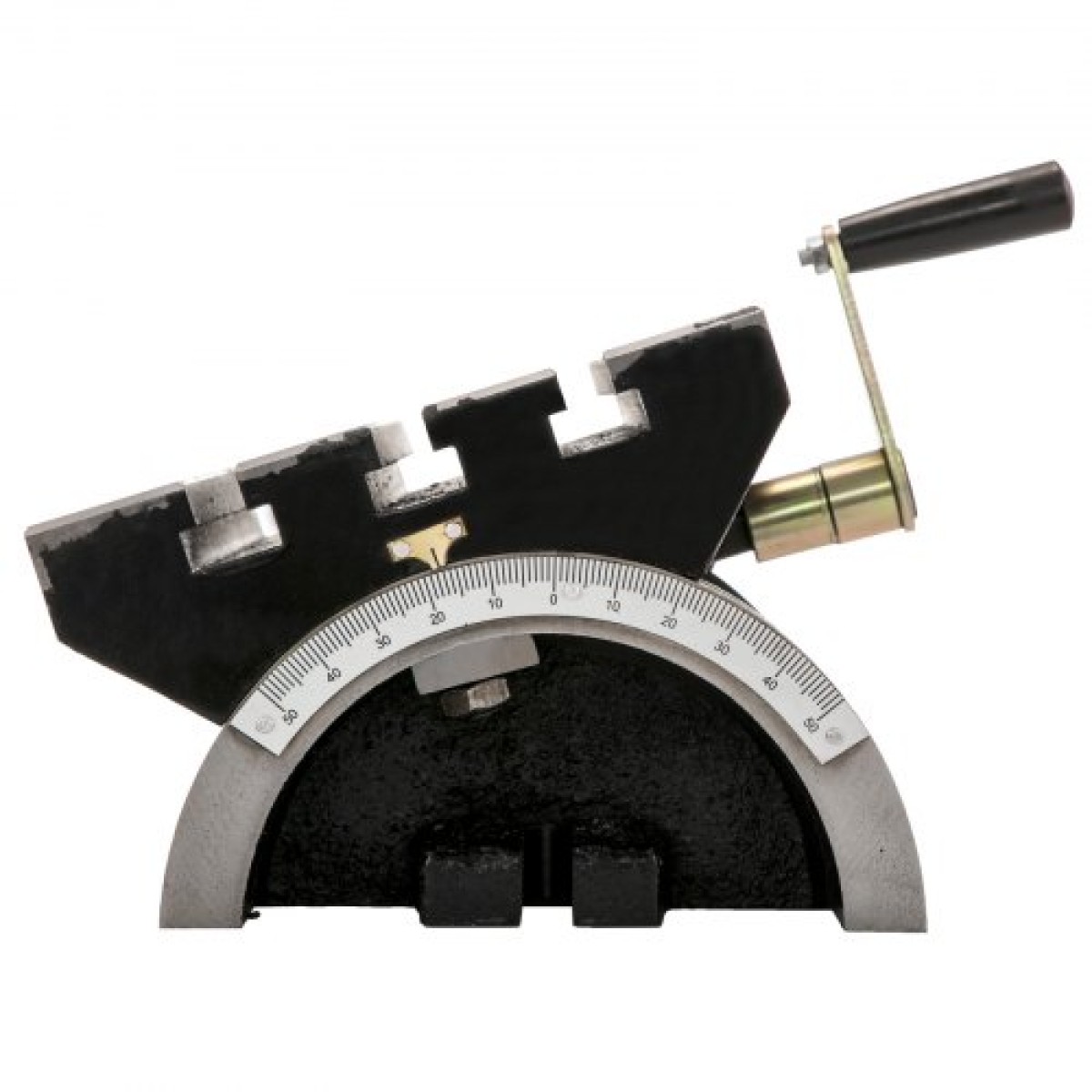 Ανακλινόμενο Τραπέζι Φρέζας VEVOR 25,4x17,8 cm(10x7 ίντσες) Ανακλινόμενη γωνιακή μηχανή φρεζαρίσματος 0-80° Ρυθμιζόμενη περιστρεφόμενη πλάκα γωνίας με 3 υποδοχές T και μια ρυθμιζόμενη λαβή μανιβέλας Ανακλινόμενη μηχανή φρεζαρίσματος βαρέως τύπου για λείαν