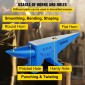 VEVOR Single Horn Anvil 20 kg Steel Anvil Blacksmith προς πώληση Εργαλεία και εξοπλισμός Forge Anvil Rugged Round and Square Hole Horn Anvil Blacksmith Jewelers Metalsmith Blacksmith Tool