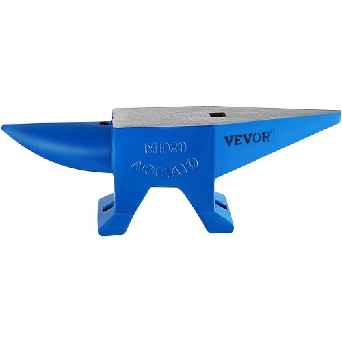 VEVOR Single Horn Anvil 20 kg Steel Anvil Blacksmith προς πώληση Εργαλεία και εξοπλισμός Forge Anvil Rugged Round and Square Hole Horn Anvil Blacksmith Jewelers Metalsmith Blacksmith Tool