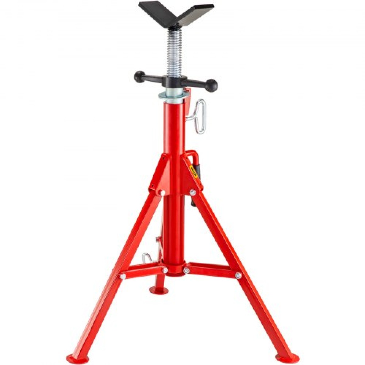 VEVOR V Head Pipe Stand Ρυθμιζόμενο ύψος 28-52 Inch, Pipe Stand 2500 LB.Χωρητικότητα, Πτυσσόμενες φορητές βάσεις σωλήνων 1/2 έως 12 ιντσών στήριξη σωλήνων, βάση σωλήνων από χάλυβα
