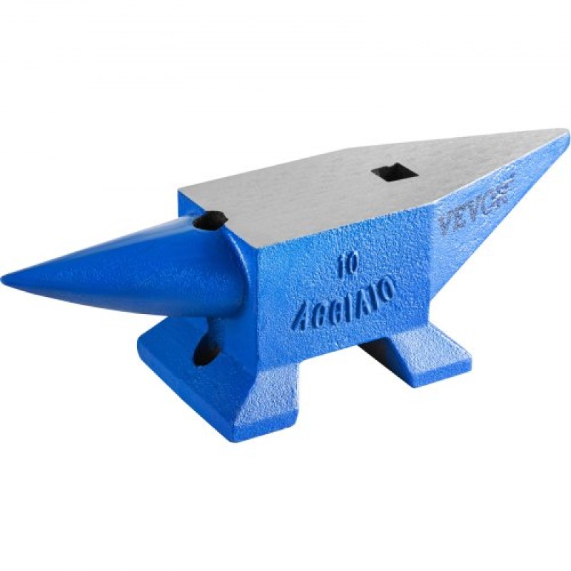 22lb Blacksmith Anvil Steel Anvil 10kg Solid Heat Treated Round Horn Metal Work