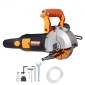 VEVOR Electric Wall Chaser, Μηχάνημα κοπής Wall Groove 133mm, Groove Cutting Machine Depth 42mm, Wall Slots Machine 2500W, Wall Cutting Machine with Water Pump