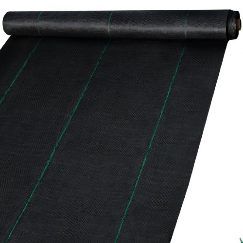 VEVOR 182,9 x 9144 cm Heavy Duty PP Woven Weed Barrier Landscape Ground Cover 68 g