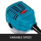VEVOR 800W Max Torque Variable Speed ​​30.000 RPM Compact Router with Collets 6,4 mm & 9,5 mm 1 x Plunge Base & 1 x Tilt Base 220V