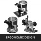 VEVOR 800W Max Torque Variable Speed ​​30.000 RPM Compact Router with Collets 6,4 mm & 9,5 mm 1 x Plunge Base & 1 x Tilt Base 220V