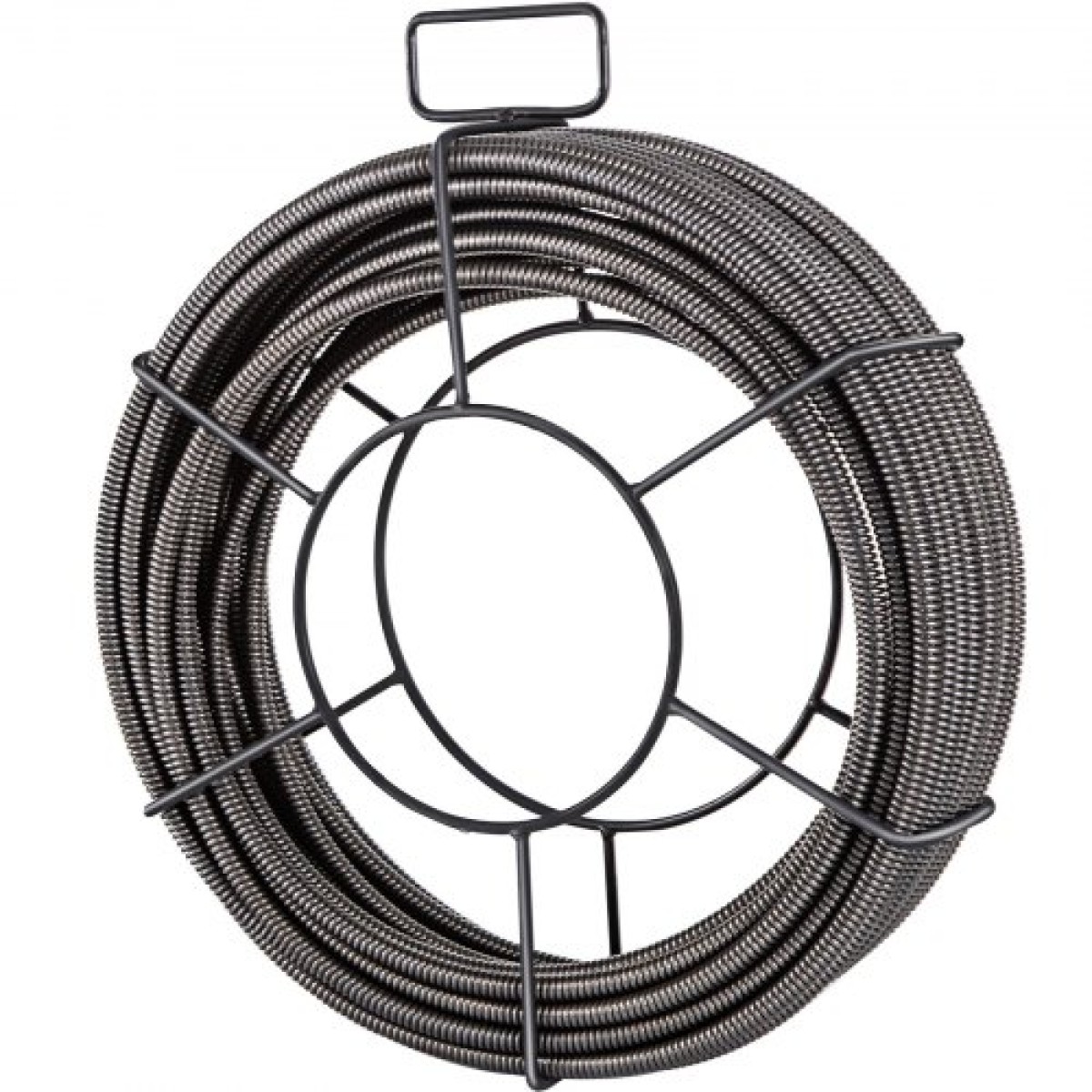 Καλώδιο καθαρισμού αποχέτευσης VEVOR 1524 cm x 1,0 cm Καλώδιο αποχέτευσης συμπαγούς πυρήνα Καλώδιο αποχέτευσης τρυπάνι Cable Cleaner Snake Clog Pipe Cleaning Cable Sewer Drain Auger Snake Pipe
