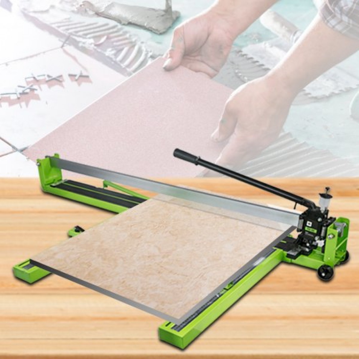 VEVOR Tile Cutter 47 ιντσών Μηχανή κοπής πλακιδίων 1,4 ιντσών Μηχανή κοπής κεραμικών πλακιδίων πορσελάνης με οδηγό λέιζερ πλαισίου από χάλυβα και μπόνους ανταλλακτικό κοπτικό τροχοί κοπής πλακιδίων Εργαλείο χειρός