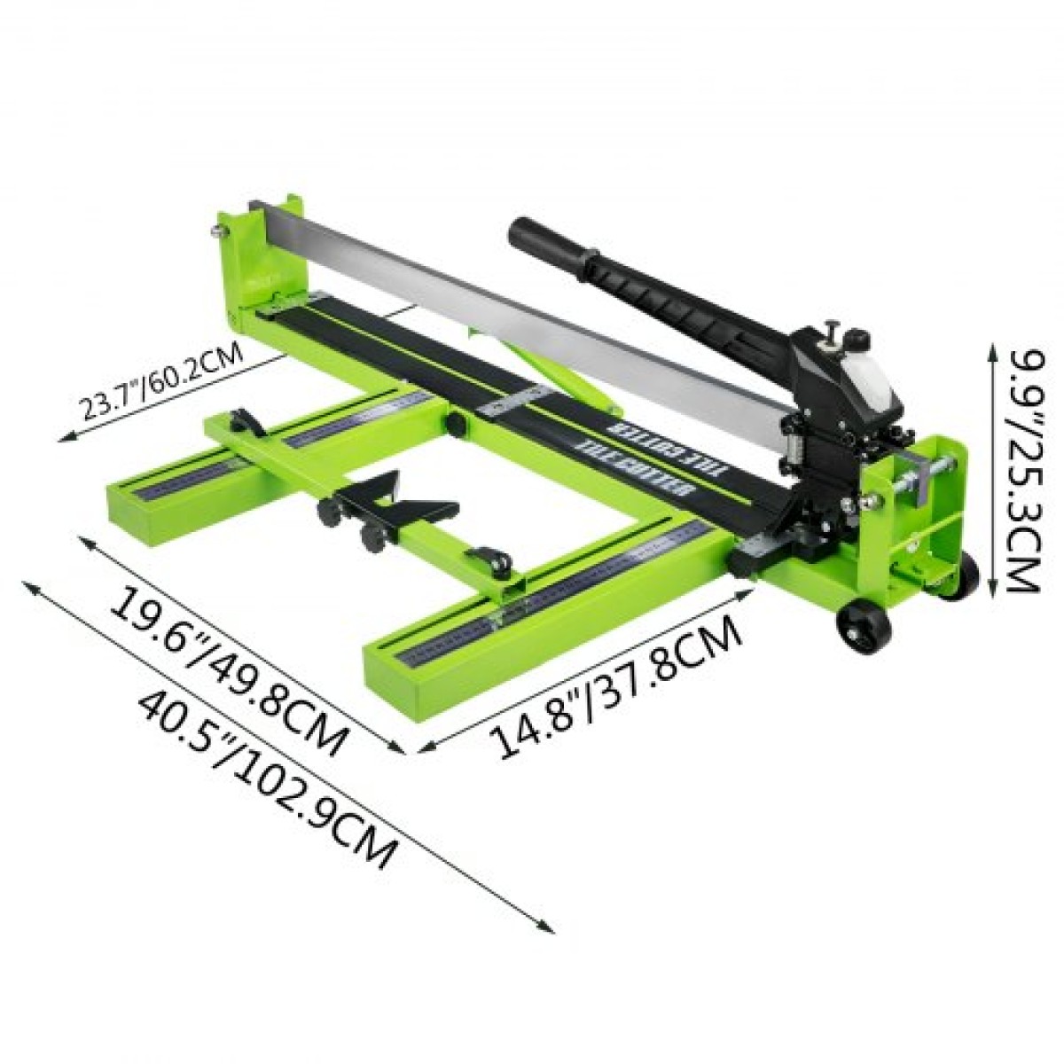 VEVOR Tile Cutter 31,5 ιντσών Μηχανή κοπής πλακιδίων 1,4 ιντσών Κεραμικός κόφτης πλακιδίων πορσελάνης με οδηγό λέιζερ Πλαισίου από ατσάλι και μπόνους ανταλλακτικό κόφτη τροχοί κοπής πλακιδίων Εργαλείο χειρός