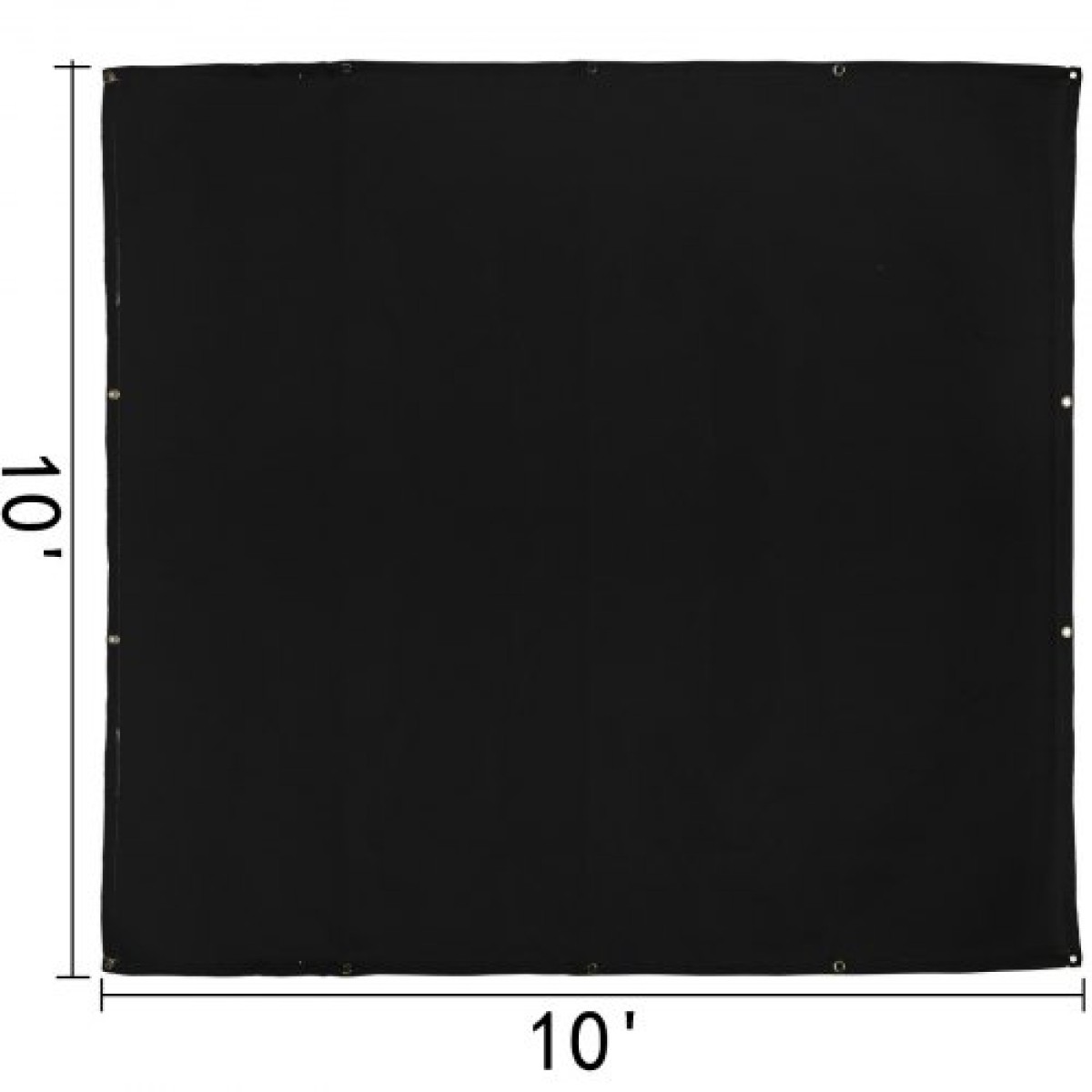 Κουβέρτα συγκόλλησης VEVOR 3,05x3,05 m Κουβέρτα Fiberglass Heavy-Duty κουβέρτα επιβραδυντική πυρκαγιάς για εύκολο κρέμασμα και προστασία από σπινθήρες και πιτσιλίσματα