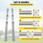 VEVOR SBR20 Linear Rail Set+3 Ballscrew RM1605-350/650/1050mm CNC Σετ Στήριξης Liner Rail+BK/BF12 with BK/BF 12 CNC Kit