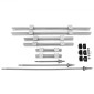 VEVOR SBR20 Linear Rail Set+3 Ballscrew RM1605-350/650/1050mm CNC Σετ Στήριξης Liner Rail+BK/BF12 with BK/BF 12 CNC Kit