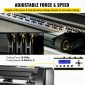 VEVOR Vinyl Cutter Plotter Machine 53" Signmaster Software Sign Making Machine 1350mm Paper Feed Vinyl Cutter Plotter with Stand (53" 1350mm)