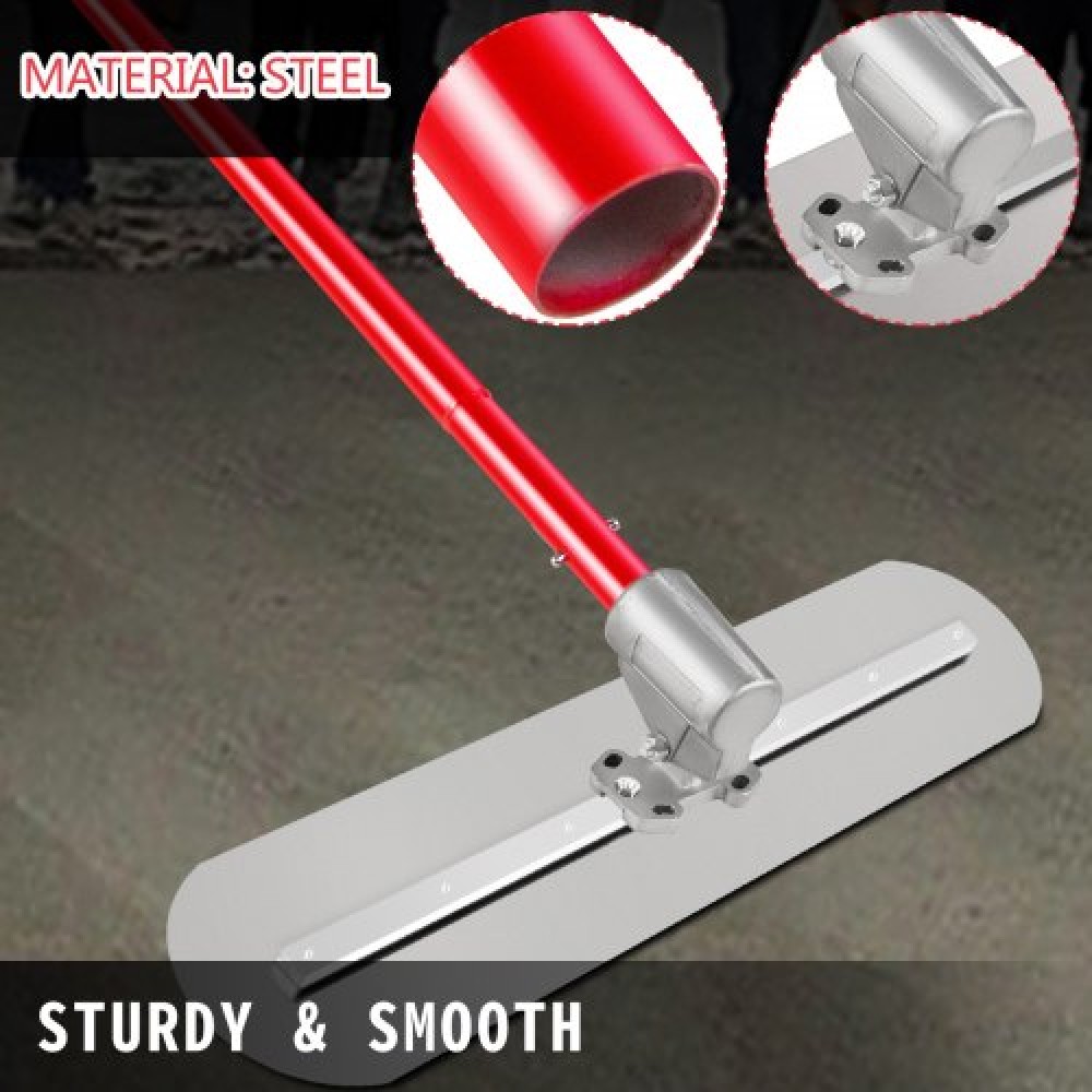 VEVOR Bull Float Μαγγάνιο από σκυρόδεμα Float 900x200mm, Concrete Float Tool Cement Tool Bull Κιτ σκυροδέματος Pool Float Bull Float Handle Bull Float Bracket Concrete Tool Finishing Bull Float