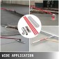 VEVOR Bull Float Μαγγάνιο από σκυρόδεμα Float 900x200mm, Concrete Float Tool Cement Tool Bull Κιτ σκυροδέματος Pool Float Bull Float Handle Bull Float Bracket Concrete Tool Finishing Bull Float