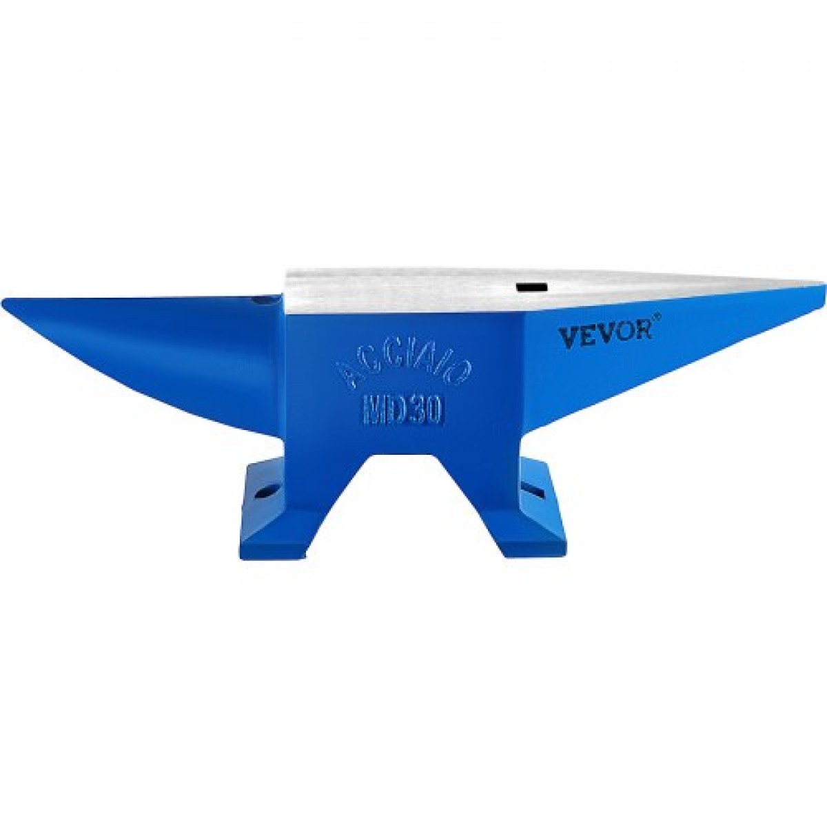 VEVOR Horn Anvil, Steel Anvil Blacksmith Weight 30KG/66,1LBS, Blacksmith Anvil Steel Anvil Round Horn Metal Work Steel Anvil Blacksmith Hardy Hole