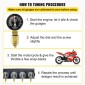 VEVOR Fuel Vacuum Carburetor Synchronize Tool Kit Fuel vacuum Carburetor Synchronizer carb sync Gauge σετ με ελαστικό σωλήνα