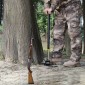 Αντλία χειρός VEVOR PCP, 3 σταδίων, 30Mpa 4500PSI Υψηλής πίεσης PCP Air Rifle Filling Stirrup Pump με μετρητή πίεσης φίλτρου υγρασίας λαδιού, ανοξείδωτο ατσάλι για αεροβόλα Ελαστικό Scuba Tank Paintball Filling
