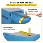 VEVOR Single Horn Anvil 55Lbs, Χυτοσίδηρος σιδεράς σιδηρουργός που αντέχει βαριά χτυπήματα, Anvil Rugged Round Horn Anvil Blacksmith Jewelers Metalsmith Tool, προς πώληση Εργαλεία και εξοπλισμός σφυρηλάτησης