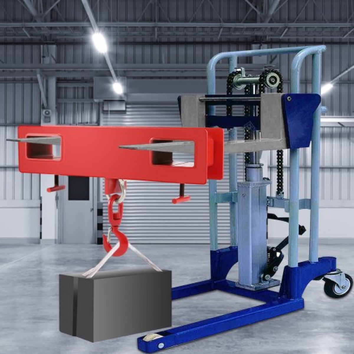 VEVOR 2 Ton ανυψωτικό άγκιστρο περονοφόρου ανυψωτικού 4000 LBS/2000 KG Ανυψωτικό ανυψωτικό φορτηγού χωρητικότητας Περιστρεφόμενο άγκιστρο Κινητό γερανό εξαρτήματα περονοφόρου ανυψωτικού