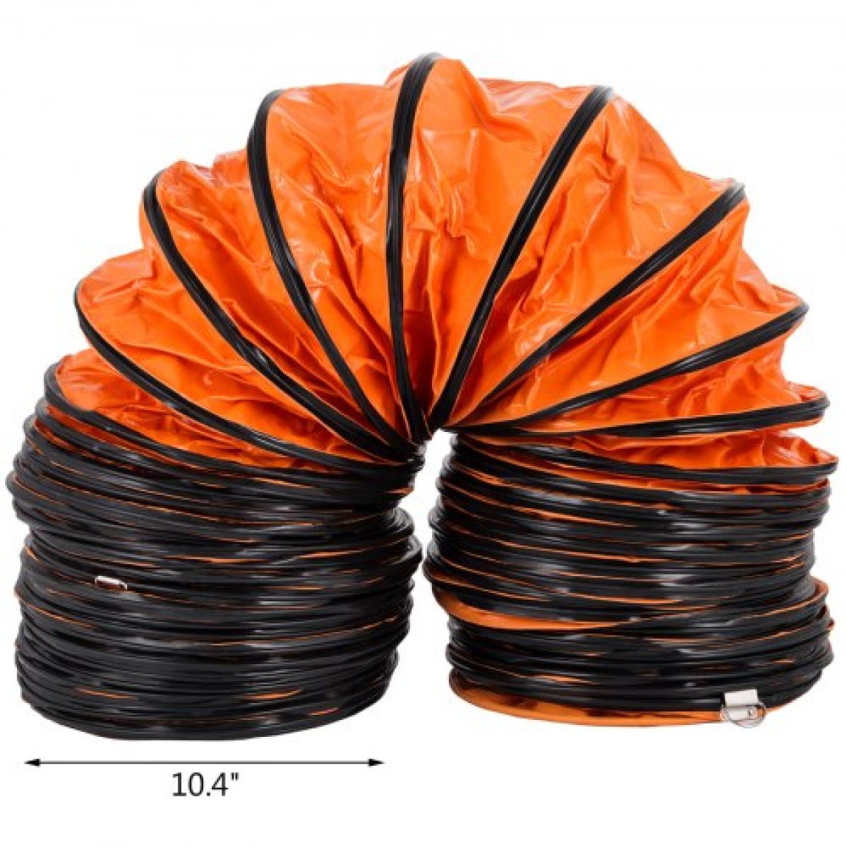Εύκαμπτος σωλήνας αγωγού PVC 10 M/32ft VEVOR για διάμετρο 300 MM/12 ίντσες, ανεμιστήρας εξάτμισης, αγωγός pvc