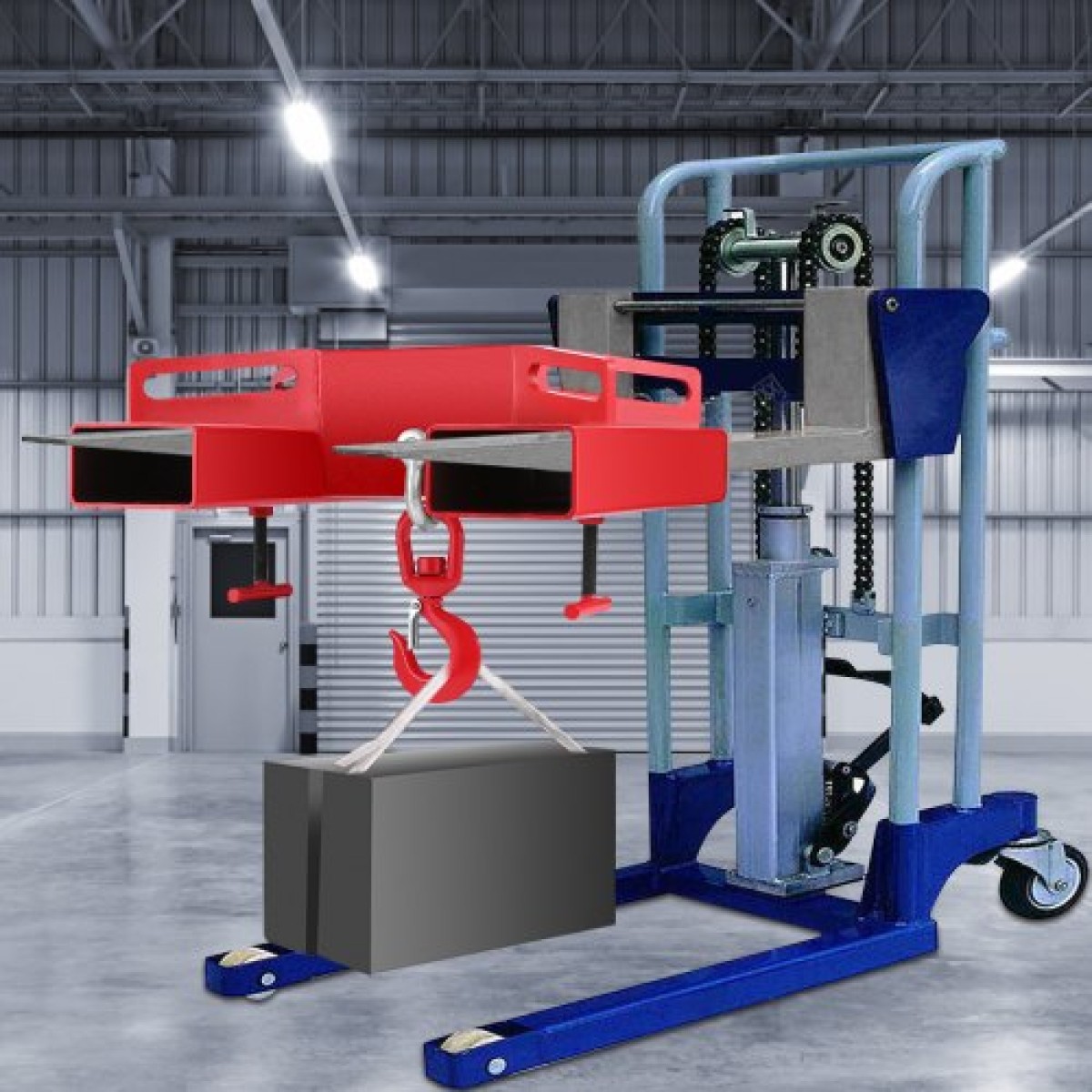VEVOR 3 Ton ανυψωτικό άγκιστρο περονοφόρου ανυψωτικού 6000 LBS/3000KG Ανυψωτικό ανυψωτικό φορτηγού χωρητικότητας Περιστρεφόμενο άγκιστρο Κινητό γερανό εξαρτήματα περονοφόρου ανυψωτικού