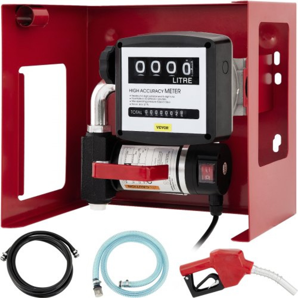 VEVOR Diesel Pump 220V Oil Transfer Pump Pump Diesel 40l/Min Electric Fuel Self-Priming Diesel Fuel Transfer Pump Oil Diesel Pump