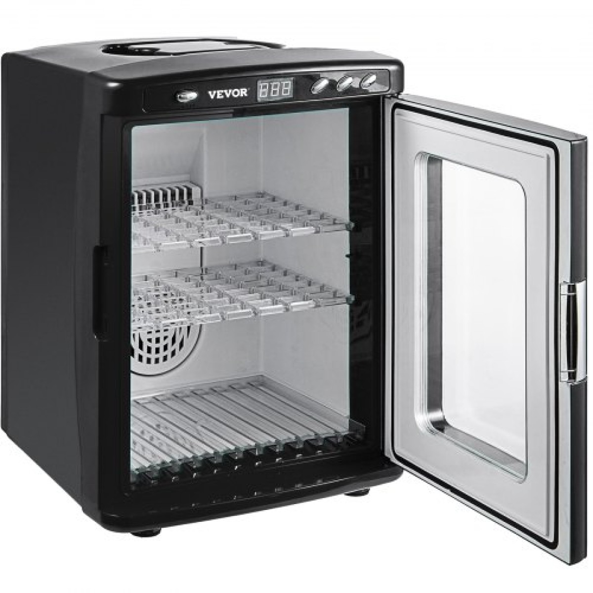 VEVOR Black Reptile Incubator 25L Scientific Lab Incubator Ψύξη και θέρμανση 5-42°C Θερμοκοιτίδα ερπετών 12V/110V Εργασία για μικρά ερπετά