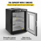 VEVOR Black Reptile Incubator 25L Scientific Lab Incubator Ψύξη και θέρμανση 5-42°C Θερμοκοιτίδα ερπετών 12V/110V Εργασία για μικρά ερπετά