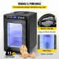 VEVOR Black Reptile Incubator 25L Scientific Lab Incubator Ψύξη και θέρμανση 5-42°C Θερμοκοιτίδα ερπετών 12V/110V Εργασία για μικρά ερπετά