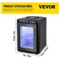 VEVOR Black Reptile Incubator 25L Scientific Lab Incubator Ψύξη και θέρμανση 5-42°C Θερμοκοιτίδα ερπετών 12V/110V Εργασία για μικρά ερπετά