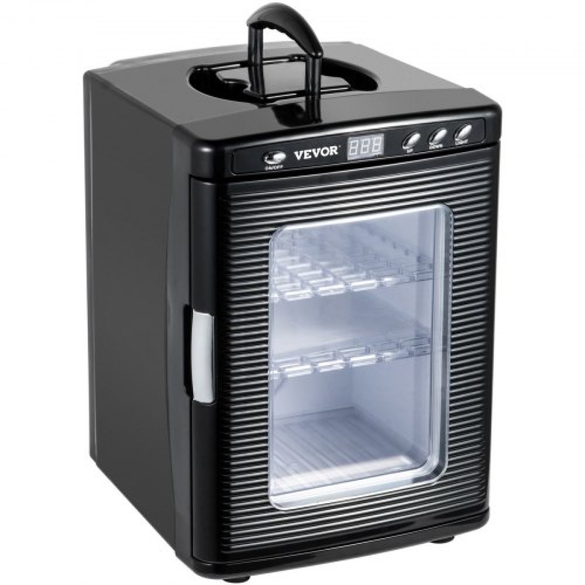 VEVOR Black Reptile Incubator 25L Scientific Lab Incubator Ψύξη και θέρμανση 5-42°C Θερμοκοιτίδα ερπετών 12V/110V Εργασία για μικρά ερπετά