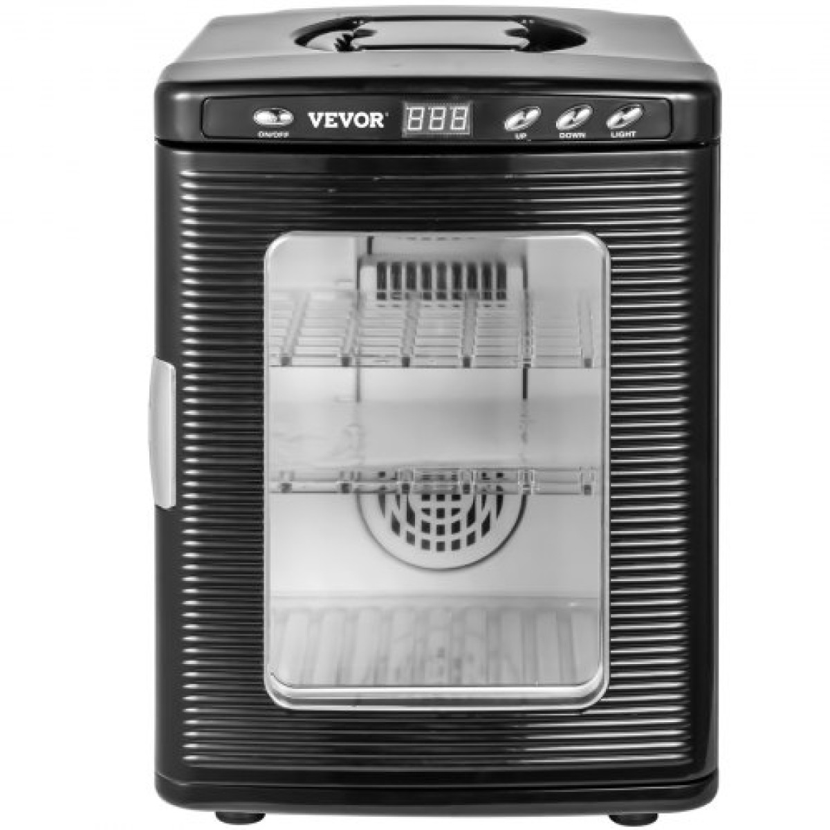 VEVOR Black Reptile Incubator 25L Scientific Lab Incubator Ψύξη και θέρμανση 5-42°C Θερμοκοιτίδα ερπετών 12V/110V Εργασία για μικρά ερπετά