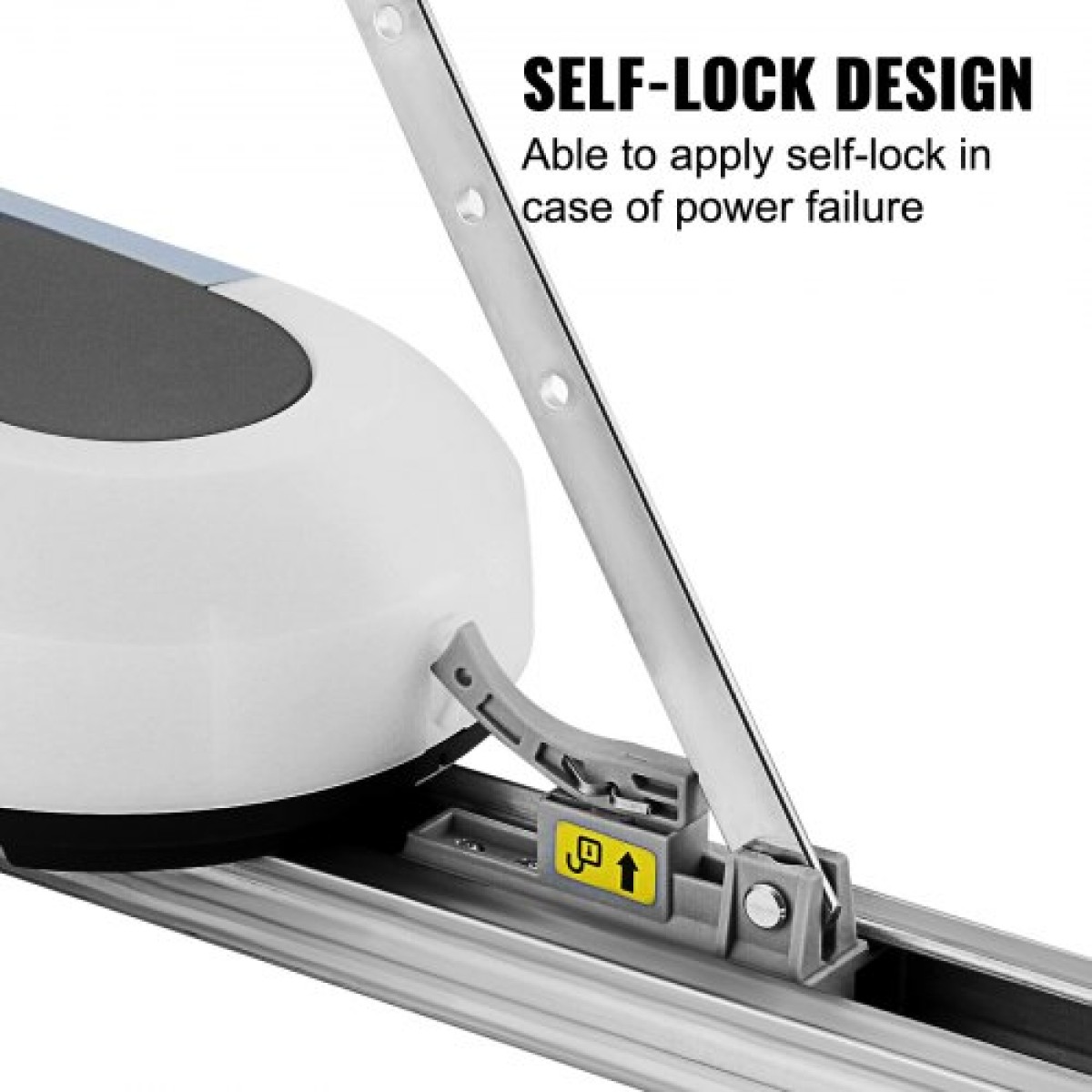 VEVOR Roller Door Opener 1000N Ανοιχτήρι γκαραζόπορτας Πλήρες κιτ χειριστή 120W Τηλεχειριστήριο Electric 800N Automatic Gate Openers Sliding Gates Kit