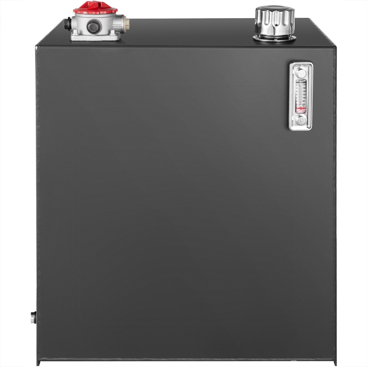 VEVOR Hydraulic Oil Tanks 25Gal Fuel Tank Heavy Duty Hydraulic Steel Tank Reservoir, Tanks Transfer Benzine, Hydraulic Reservoir with Strainer Temper Gauge Filter Καπάκι αναπνοής υδραυλικό δοχείο
