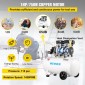 VEVOR Air Compressor 41,6 L, Ultra Quiet Air Compressor 1 HP, Oil-free Air Compressor Steel Tank 750W, Portable Air Compressor 8 bar, Ultra Quiet Compressor για επισκευή στο σπίτι, Φούσκωμα ελαστικών