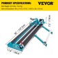 VEVOR 47Inch/1200mm Tile Cutter Double Rail Manual Tile Cutter 3/5 in Cap with Precise Laser Positioning Manual Tile Cutter Tools for Precision Cutter