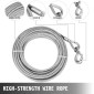 VEVOR Wire Rope Puller 1,6T/1587,6 kg Χωρητικότητα Hand Winch Rope 2011,7 cm Grip Puller Εγχειρίδιο Wire Rope Puller Heavy Duty Wire Rope Grip Puller Ανυψωτήρας έλξης Εξοπλισμός ρυμούλκησης για εσωτερική και εξωτερική χρήση
